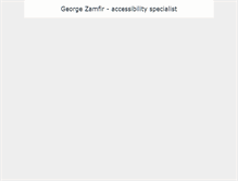 Tablet Screenshot of georgezamfir.com